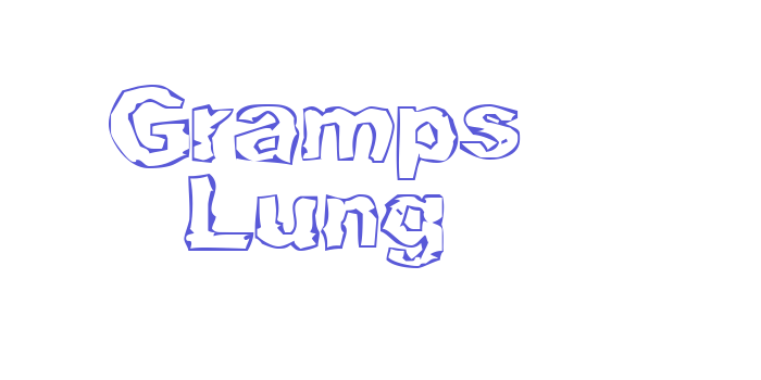 Gramps Lung Font Download