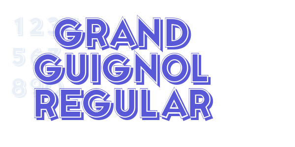 Grand Guignol Regular font