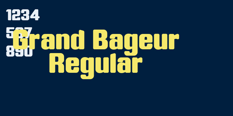 Grand Bageur Regular