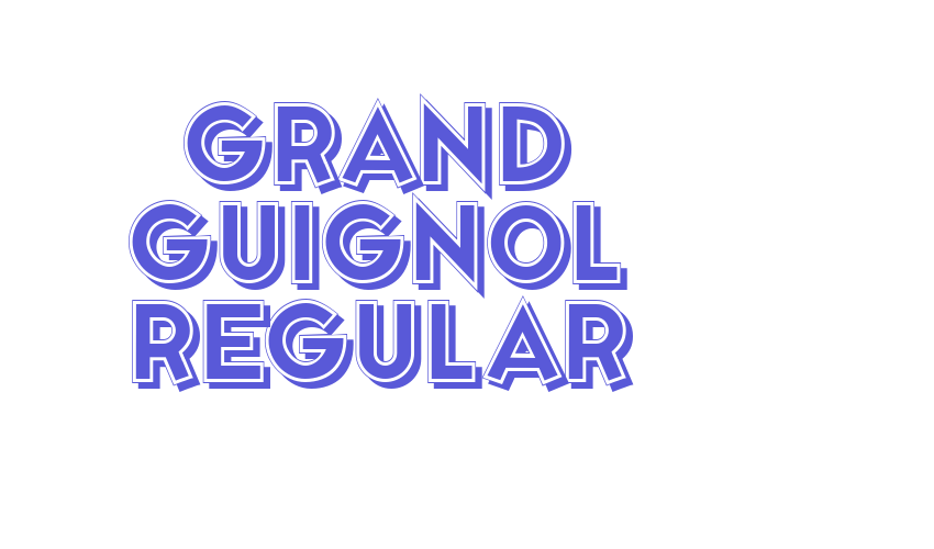 Grand Guignol Regular Font