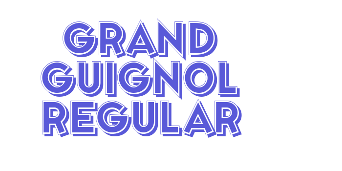 Grand Guignol Regular Font Download