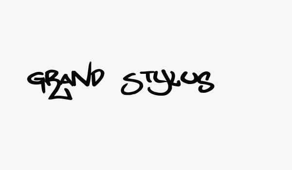 Grand Stylus Font