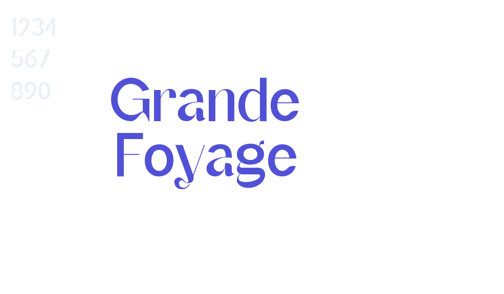 Grande Foyage-font-download