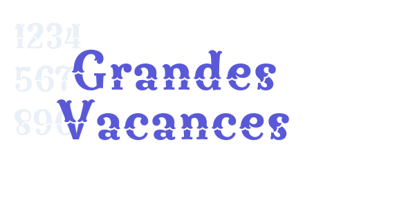 Grandes Vacances font free