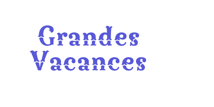 Grandes Vacances Font Download