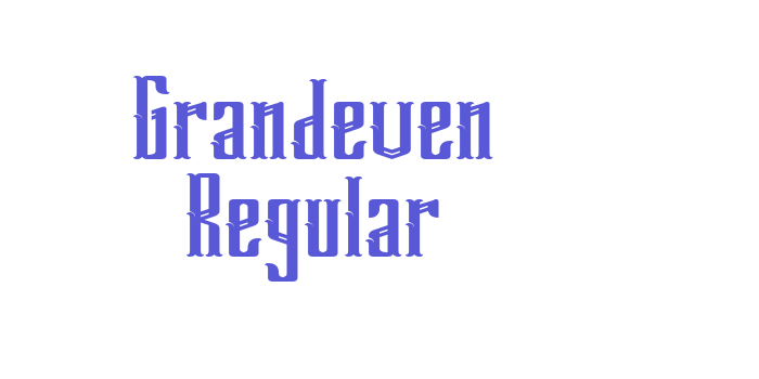 Grandeven Regular Font