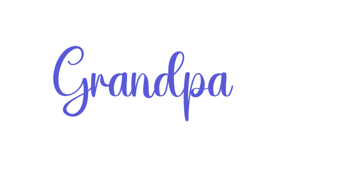 Grandpa Font