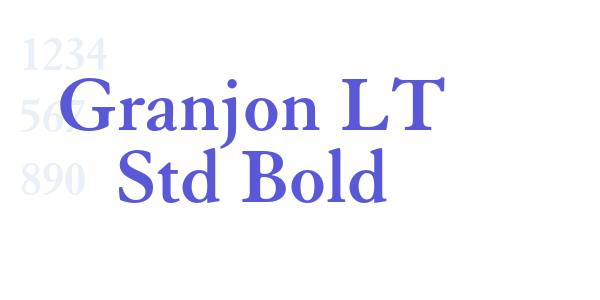 Granjon LT Std Bold font free