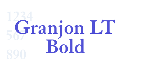 Granjon LT Bold