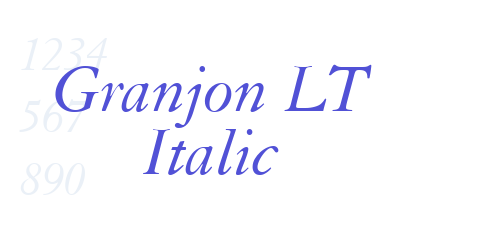 Granjon LT Italic-font-download