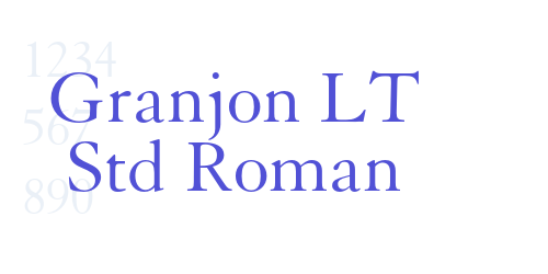 Granjon LT Std Roman-font-download