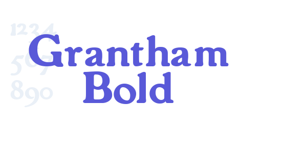 Grantham Bold font free