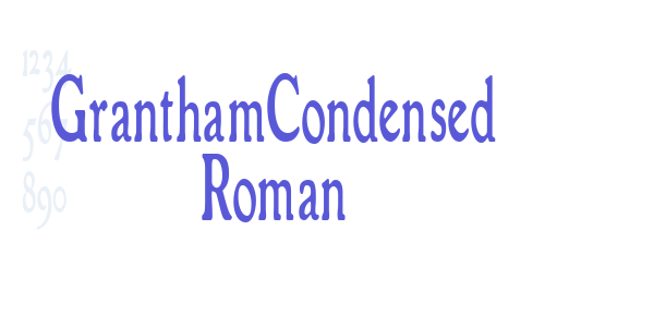 GranthamCondensed Roman font free