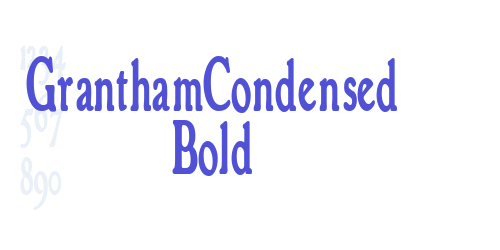 GranthamCondensed Bold-font-download