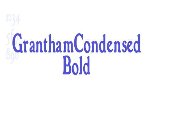 GranthamCondensed Bold