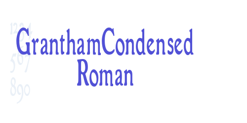 GranthamCondensed Roman-font-download