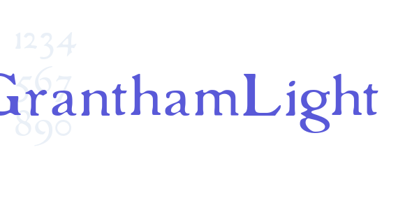 GranthamLight font free