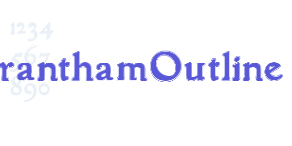 GranthamOutline font free