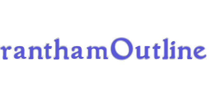 GranthamOutline Font Download