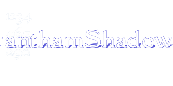 GranthamShadow font free