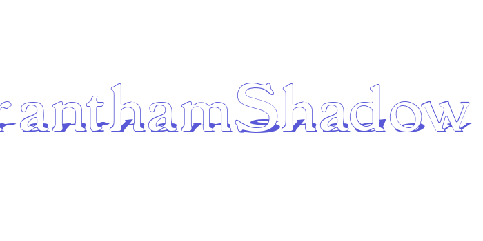 GranthamShadow Font Download