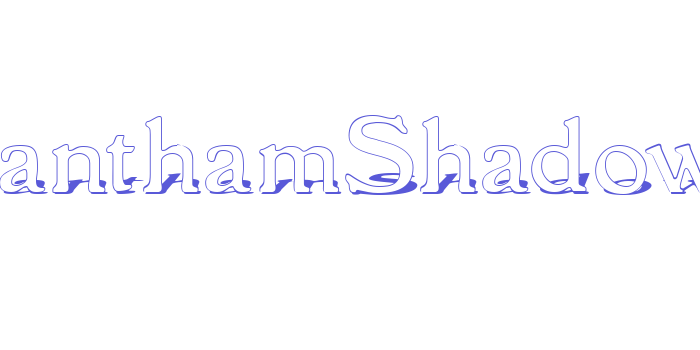 GranthamShadow Font