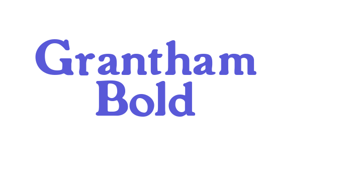 Grantham Bold Font Download