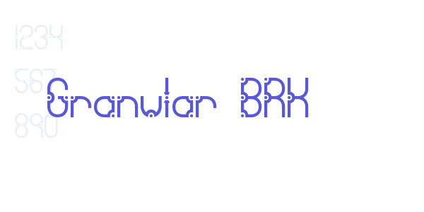 Granular BRK font free