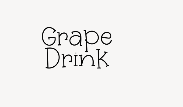 Grape Drink Font