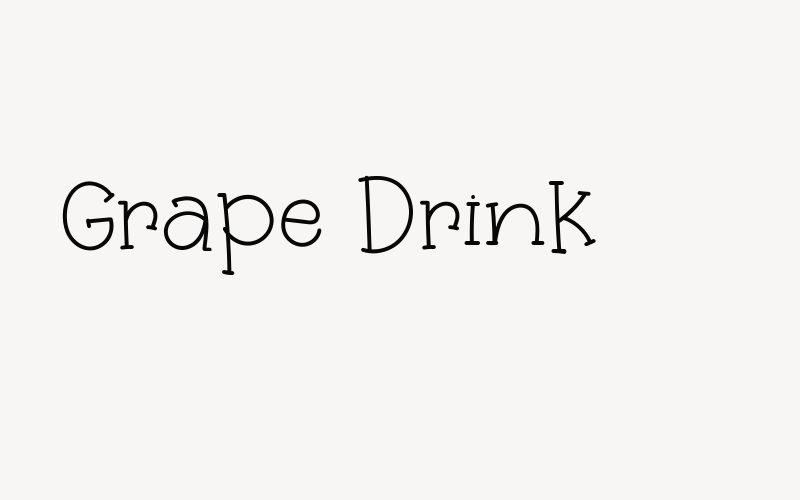 Grape Drink Font