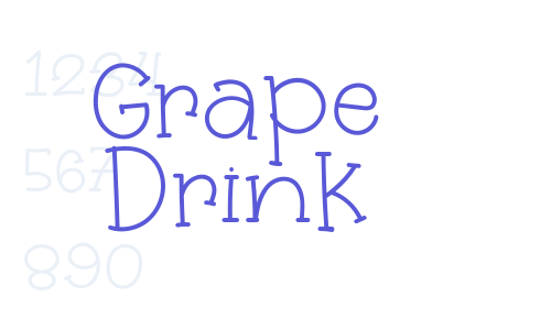 Grape Drink Font