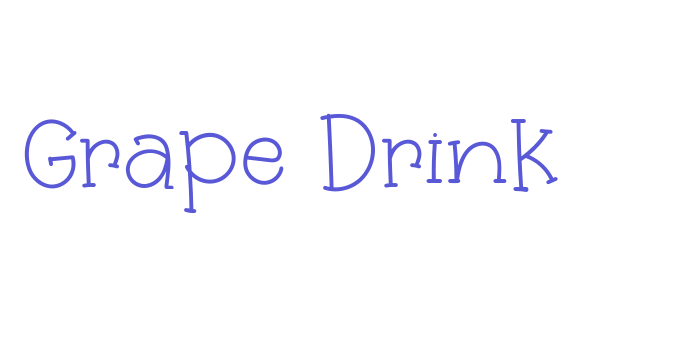 Grape Drink Font Download