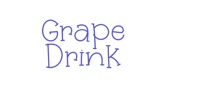 Grape Drink Font