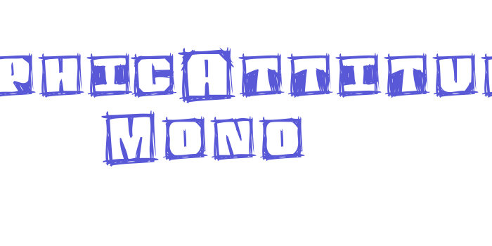 GraphicAttitude Mono Font