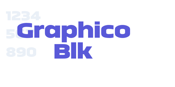 Graphico Blk font free