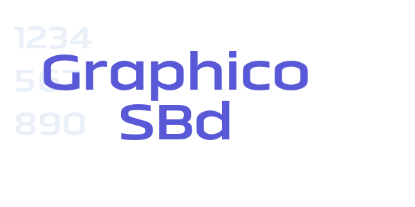 Graphico SBd font free