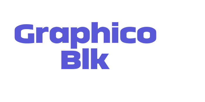 Graphico Blk Font