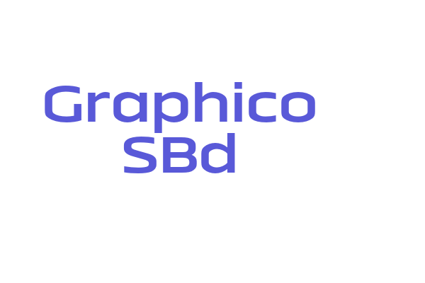 Graphico SBd Font