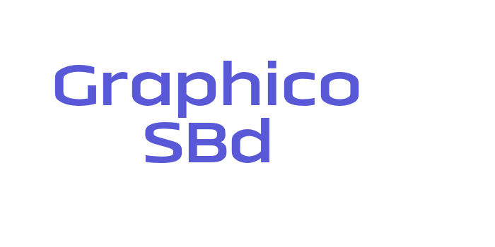 Graphico SBd Font Download