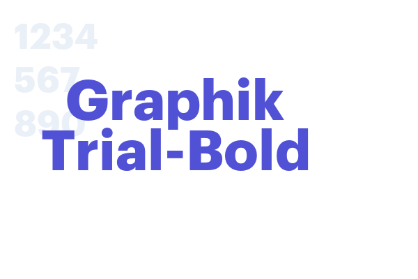 Graphik Trial-Bold