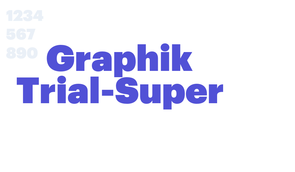 Graphik Trial-Super-font-download