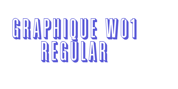 Graphique W01 Regular Font