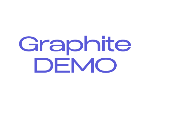 Graphite DEMO Font