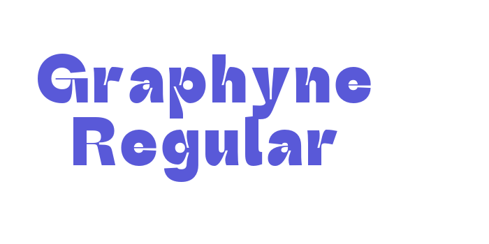 Graphyne Regular Font