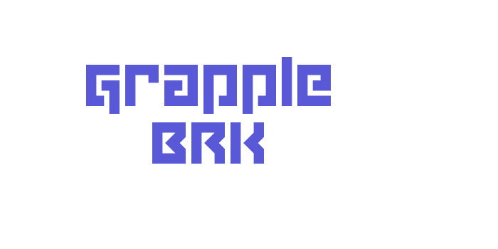 Grapple BRK Font Download