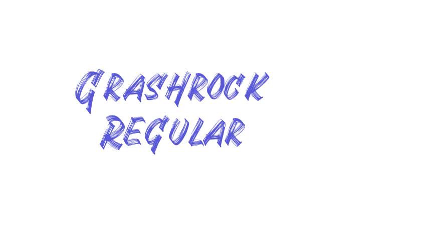 Grashrock Regular Font