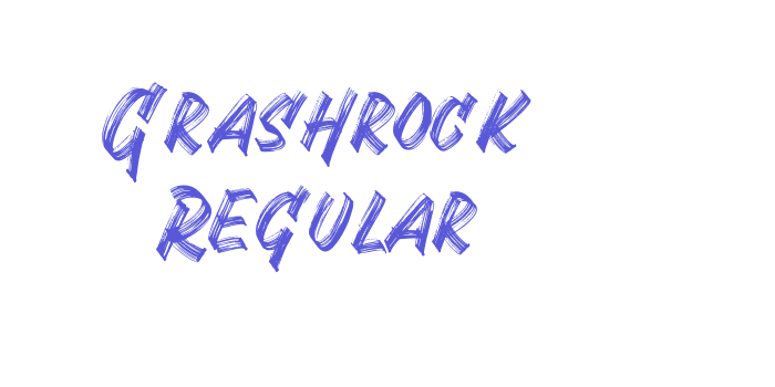 Grashrock Regular Font