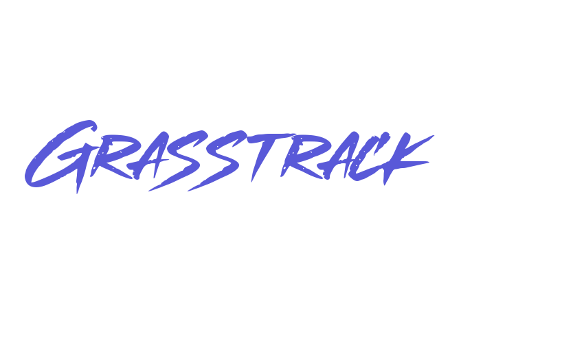 Grasstrack Font