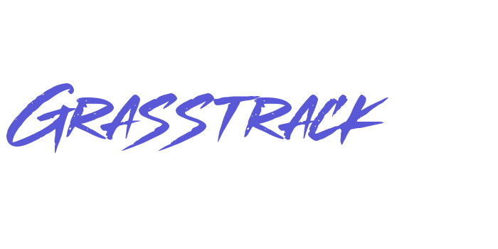 Grasstrack Font Download