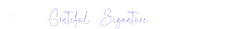 Grateful Signature